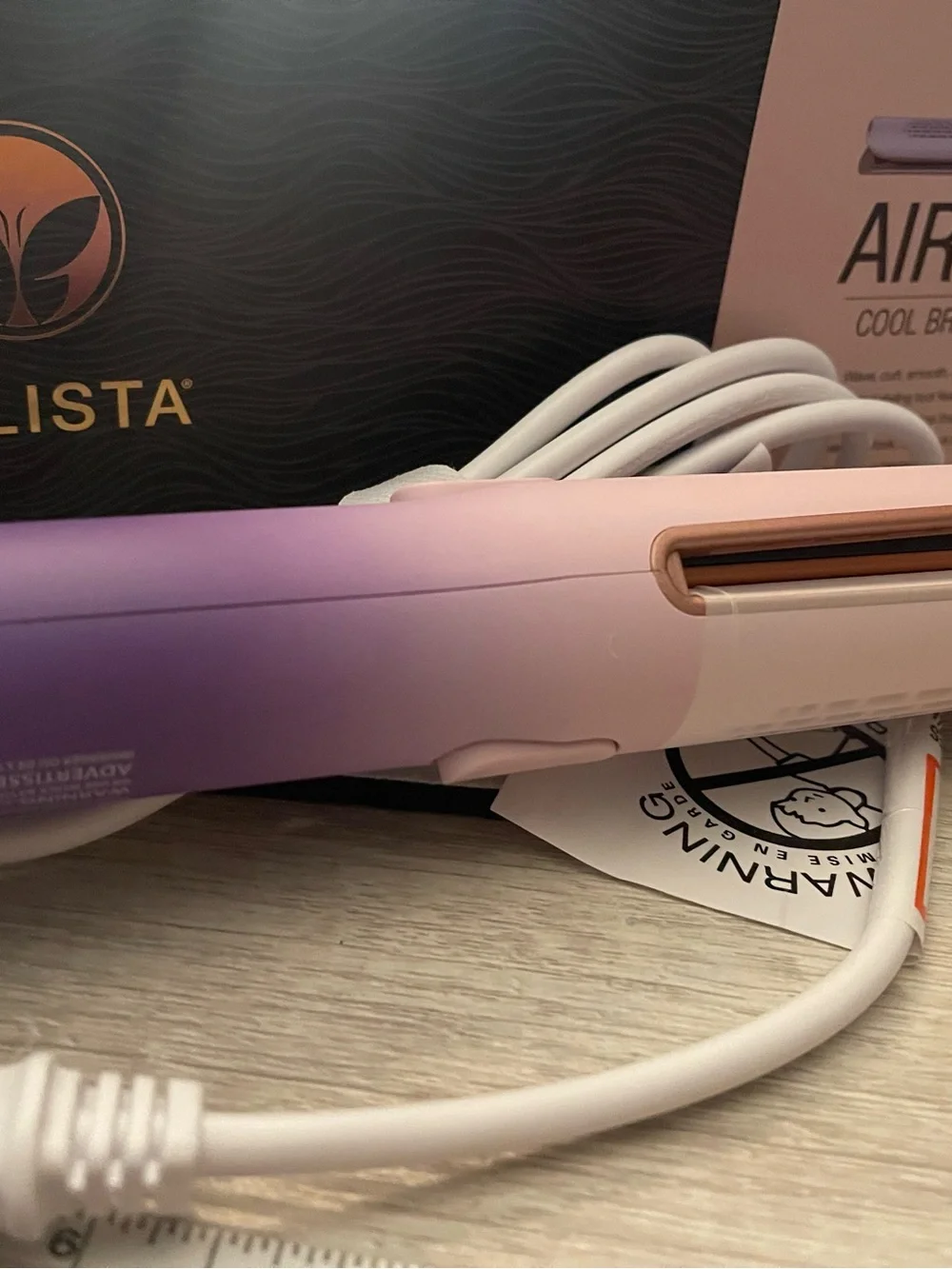 New in Box Calista Air Glide Pink & Purple Hair Styler!